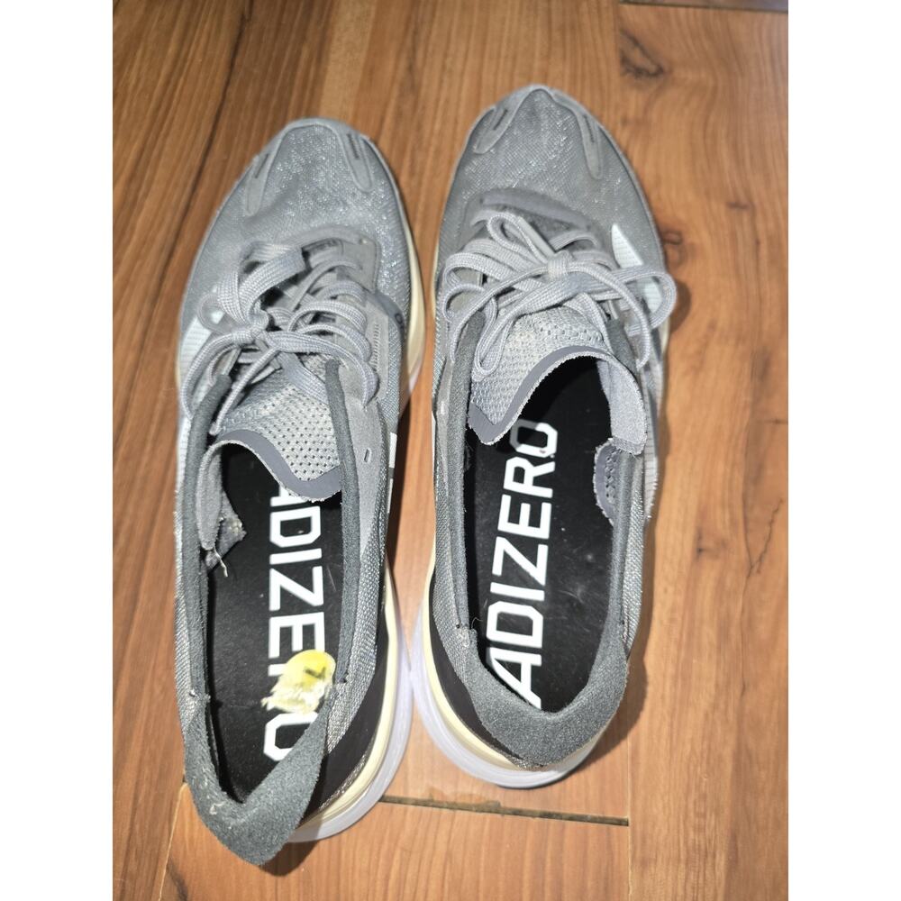 Size 13 - Adidas Adizero Boston 11 Grey Zero Metallic *flaw - Picture 5 of 10
